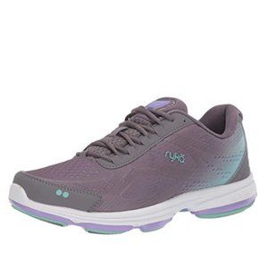 Ryka Women's Devotion Plus 2 Oxford Walking Shoes, Grey/Purple, Size 10 (US)